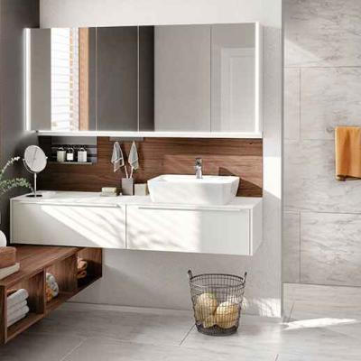 Bad Easytouch967 Lacklaminat Alpinweiss Ultramatt Nobilia