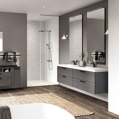 Bad Nordic786 Lack Schiefergrau Matt Nobilia