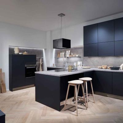 Kueche 21 Vegas Blau Metallic