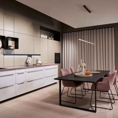 Kueche 39 A Av4030 Kristallweiss Av6000 Umbra Natur